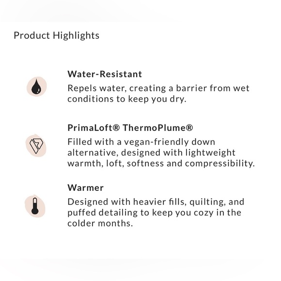 Free People Patricia Packable Poncho Puffer FP Movement NWT - Picture 11 of 14